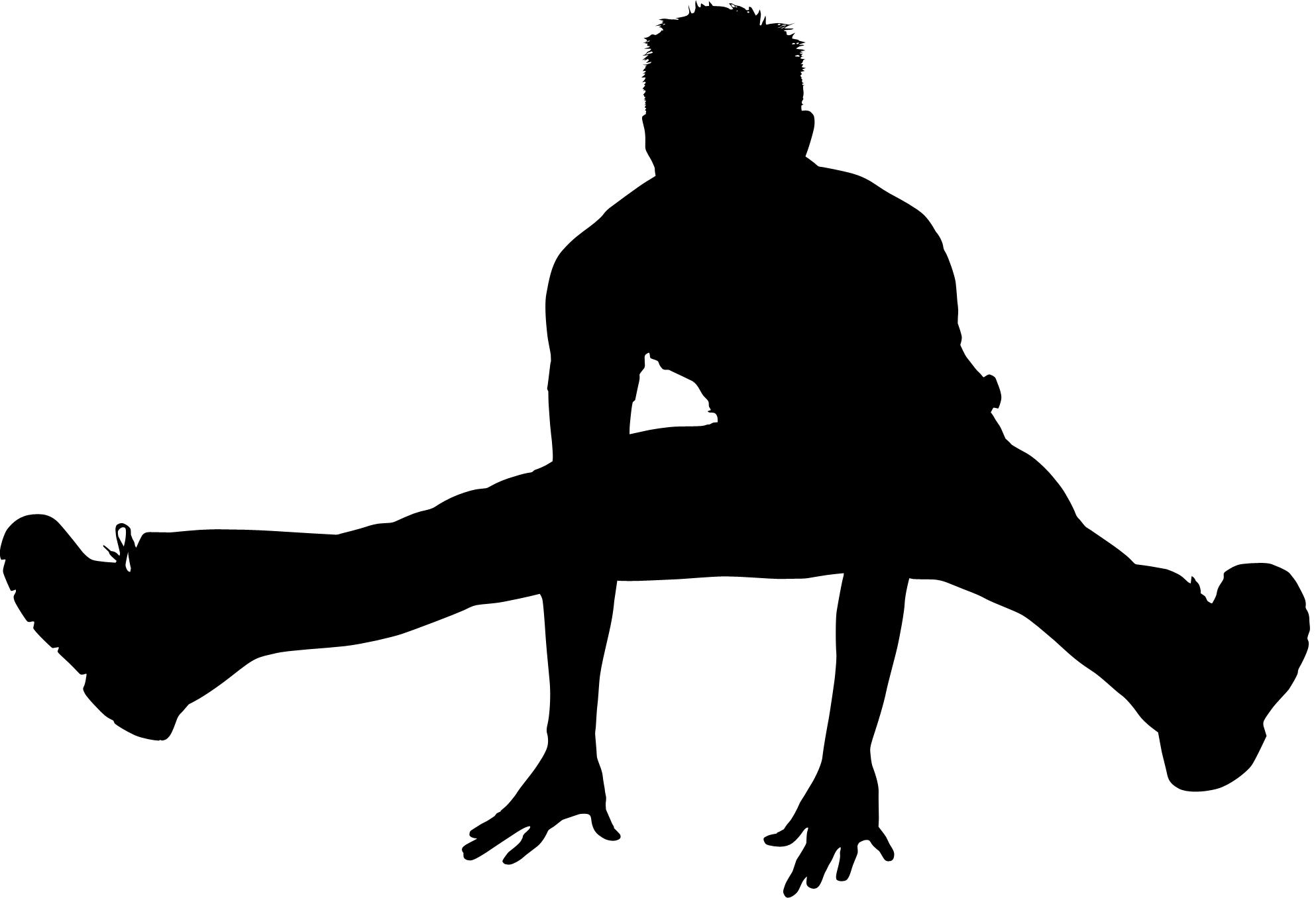 1986x1356 Jumping Silhouette Clipart