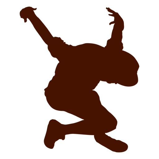 512x512 Male Dancer Break Dance Silhouette 3