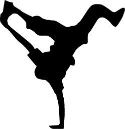 249x256 Breakdance Silhouette Silhouette Of Breakdance
