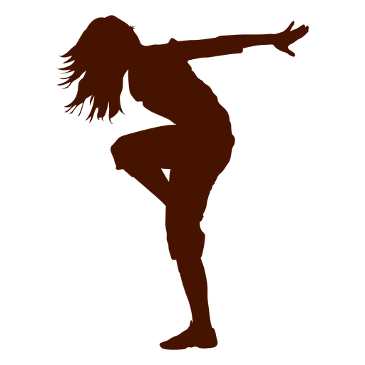 512x512 Female Dancer Break Dance Silhouette 2