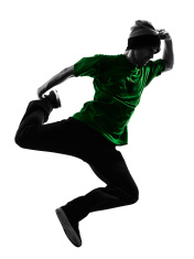 176x235 Hip Hop Dancer Stock Vector