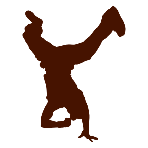 512x512 Male Dancer Break Dance Silhouette 2