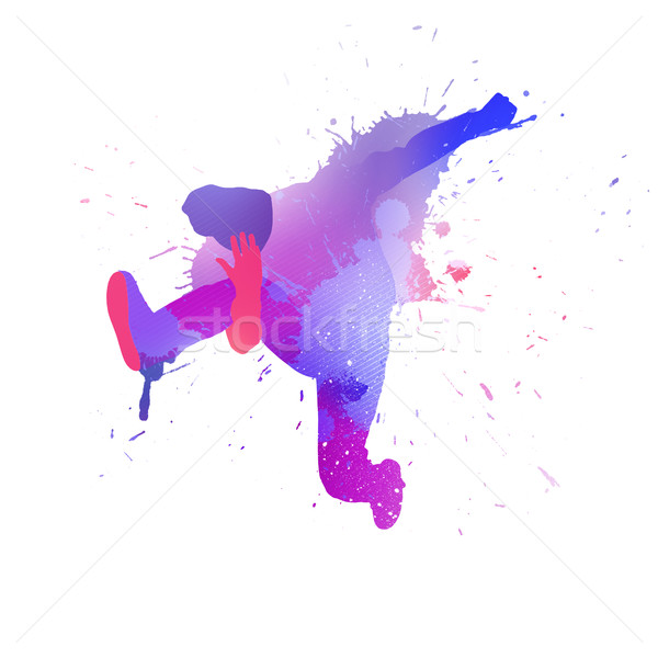 600x600 Breakdance Silhouette Stock Photos, Stock Images And Vectors