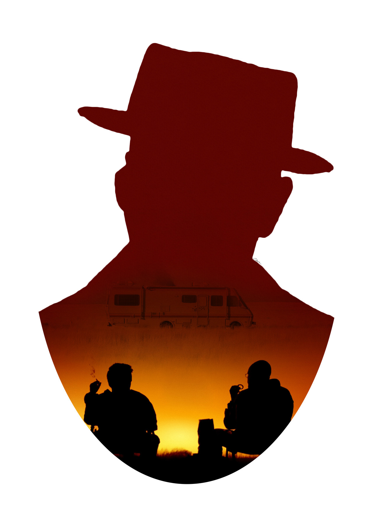 1280x1810 Heisenberg Chronicles Craigjosephloweart Breaking Bad Double