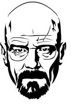 236x340 Walter White Cook Breaking Bad Heisenberg Stencil Stenciling