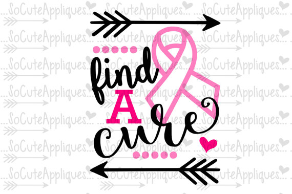 570x379 Breast Cancer Awareness Svg Socuteappliques Silhouette