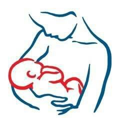 240x235 Silhouette Of A Baby And Mommy Breastfeeding Martenity