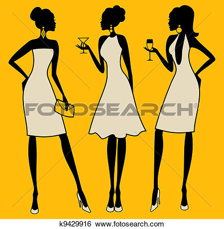 450x460 Elegant Party Clipart