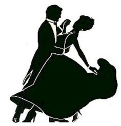 236x246 Ballroom Dancing Couple Silhouette Church
