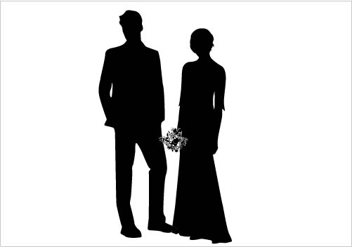 501x352 Groom Silhouette Clipart