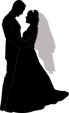 236x386 6 Bride And Groom Silhouettes