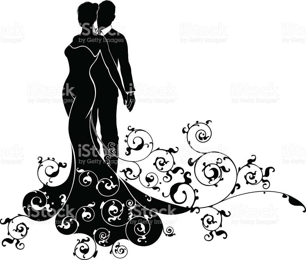 1024x870 Wedding Silhouette Clip Art