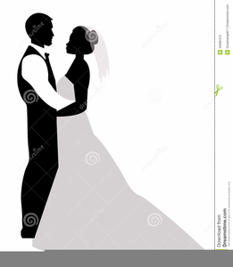 261x300 Free Clipart Bride And Groom Silhouette Free Images