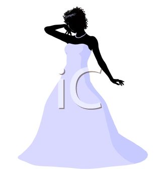 318x350 Silhouette Of A Bride