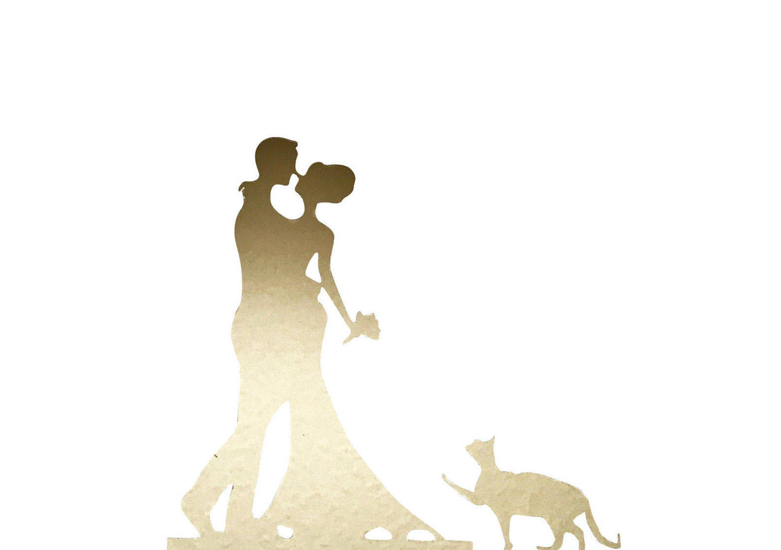 1586x1116 Gold Bride And Groom Acrylic Cake Stand Topper Wedding Cake