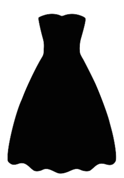 256x368 Simple Silhouette Bridesmaid Dresses