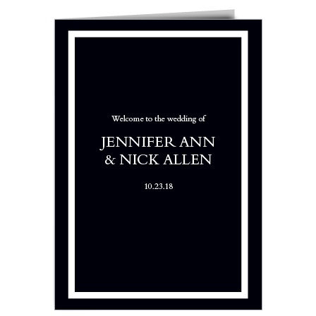 448x448 Wedding Programs Match Your Colors Amp Style Free!