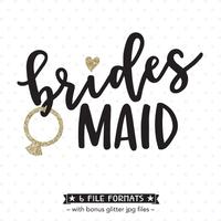 200x200 Bridesmaid Svg File