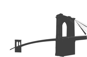 297x195 Brooklyn Bridge Silhouette Clip Art