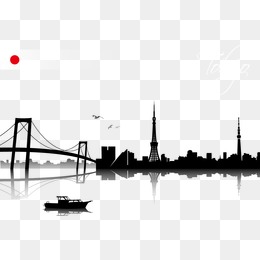 260x260 Bridge Silhouette Png, Vectors, Psd, And Clipart For Free Download