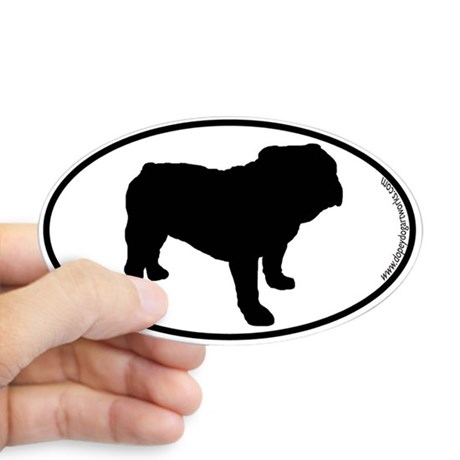 460x460 Bulldog Stickers