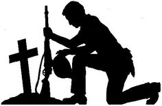 236x155 Silhouette Soldier Soluting Clipart