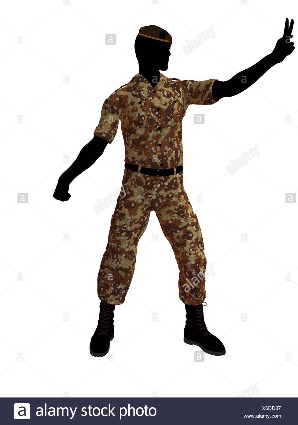 975x1390 Soldier Silhouette Beret Stock Photos Amp Soldier Silhouette Beret