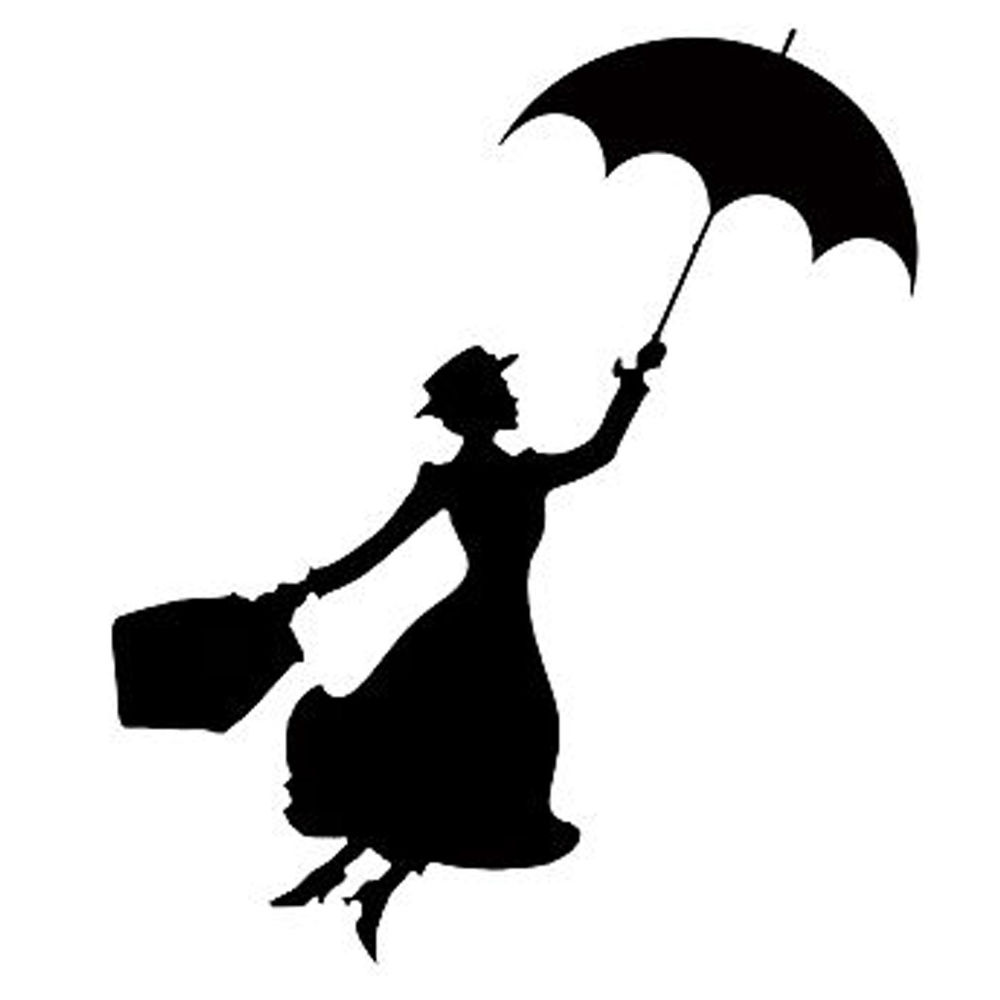 1000x1000 Mary Poppins Sticker Vinyl Decal Car Auto Laptop Window Wall Door