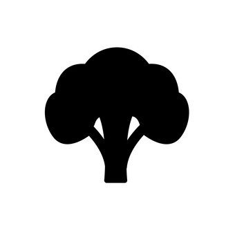 340x340 Free Silhouette Vector Up, Brassicaceae