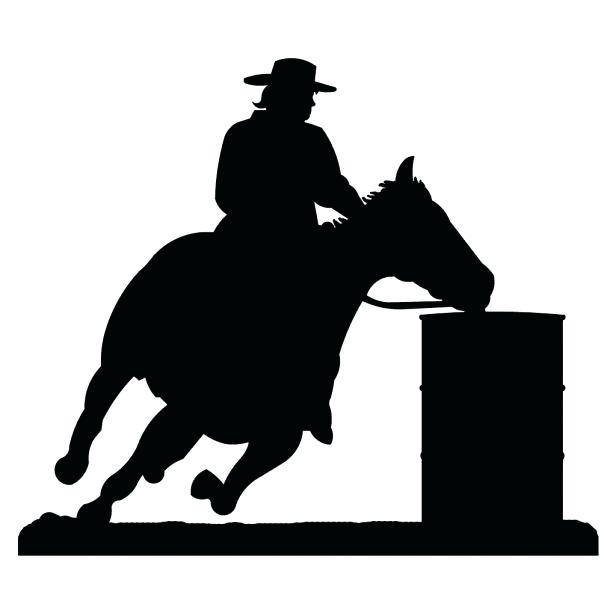 Bronc Rider Silhouette at GetDrawings | Free download