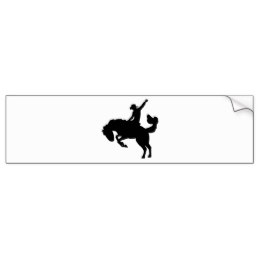 260x260 Custom Bucking Bronco Stickers Zazzle.ca