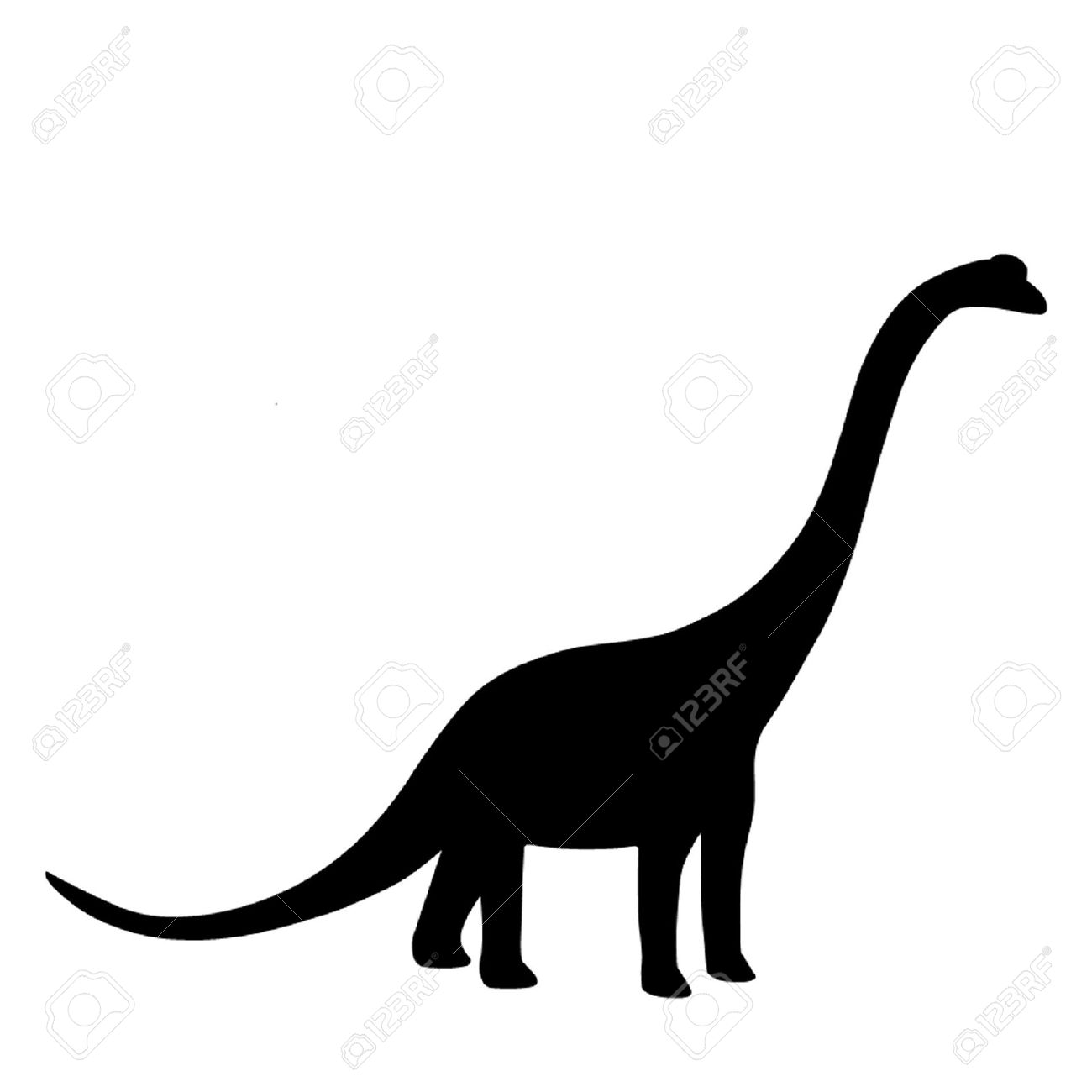 1300x1300 Simple Dinosaur Silhouette
