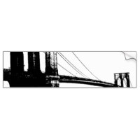 200x200 Brooklyn Bridge Stickers Zazzle