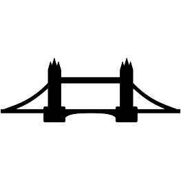 263x262 Free Svg Pdf Png Jpg Eps London Bridge Silhouette Travel Journal