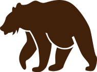 190x140 Brown Bear Silhouette By Toby914 Spreadshirt