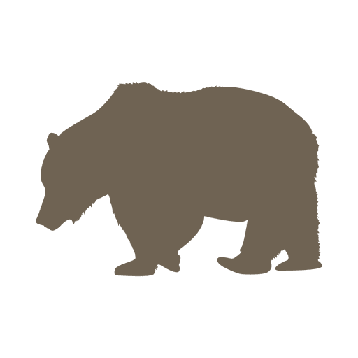 512x512 Polar Bear Silhouette