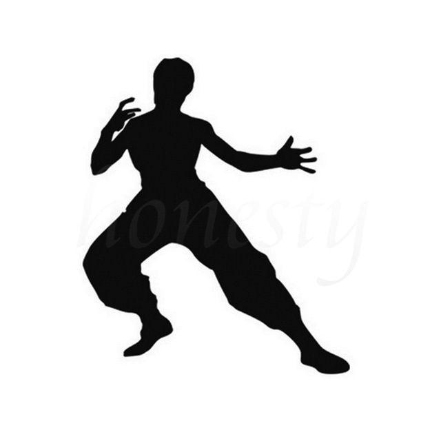 640x640 Bruce Lee Kongfu Funny Car Stickers Motorcycle Car Accessories