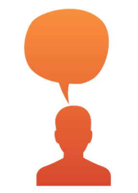 286x399 Set Head Silhouette With Speech Bubble Clipart The Arts