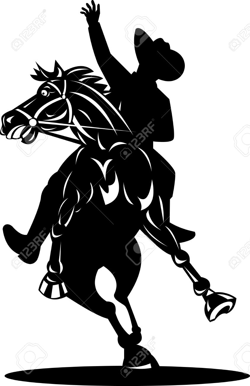 844x1300 Clip Art Bucking Bronco Clip Art