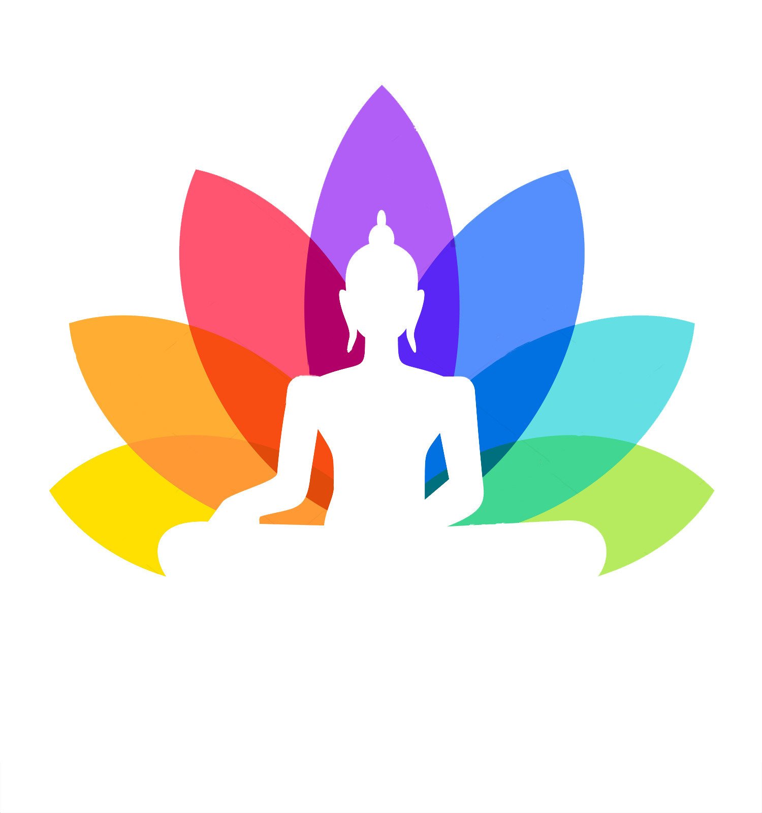 1500x1600 Silhouette Buddha With Lotus Flower Background