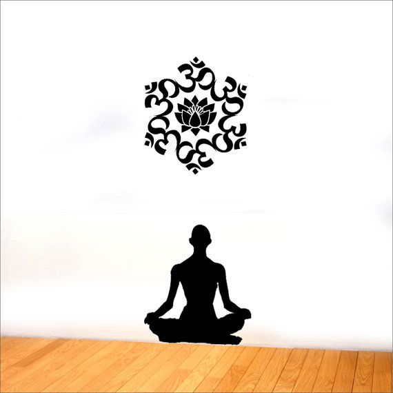 570x570 The Universal Om Symbol Buddha Sacred Indian Lotus Flower Nelumbo