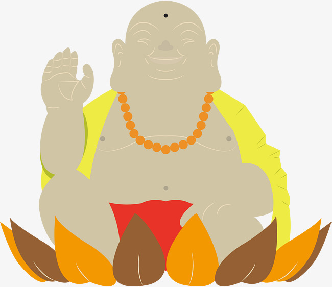 650x562 Golden Lotus Buddha Vector, Smiling Face, Buddha Beads, Buddha