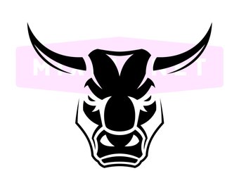 340x270 Bull Head Svg File Etsy