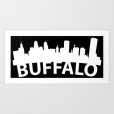 228x228 Retro 1970's Philadelphia Pennsylvania Downtown Skyline Art Print