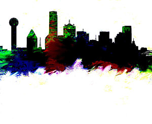 300x245 Buffalo Skyline Paintings Fine Art America