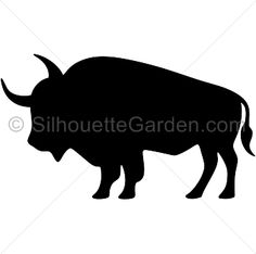 236x234 Printable Buffalo Silhouette