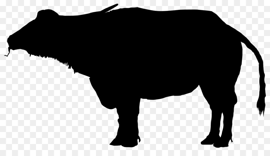 900x520 Water Buffalo Silhouette Clip Art