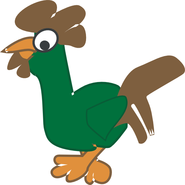 600x600 Rooster Clip Art