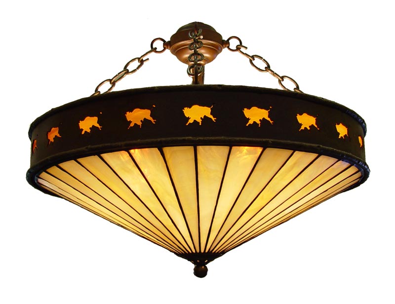 800x616 Buffalo Silhouette Chandelier Peter Fillerup