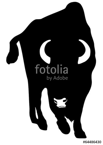 354x500 Buffalo Silhouette Stock Image And Royalty Free Vector Files